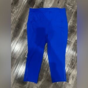 Lululemon blue leggings size 12 like new